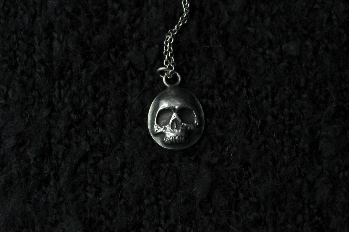 Pale Death Silver Skull Pendant