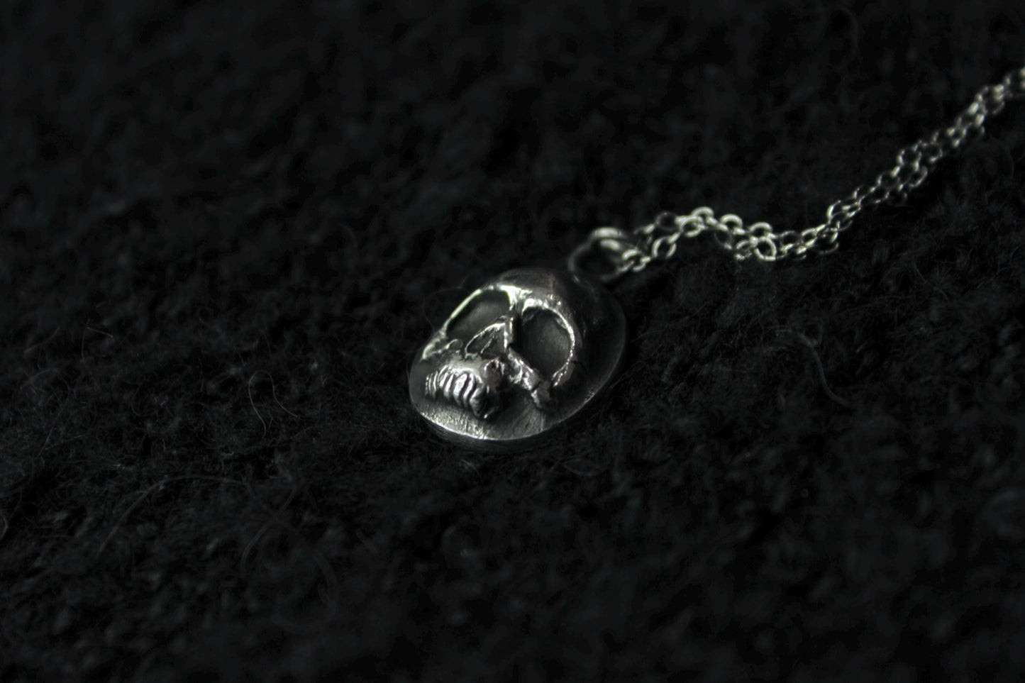 Pale Death Silver Skull Pendant