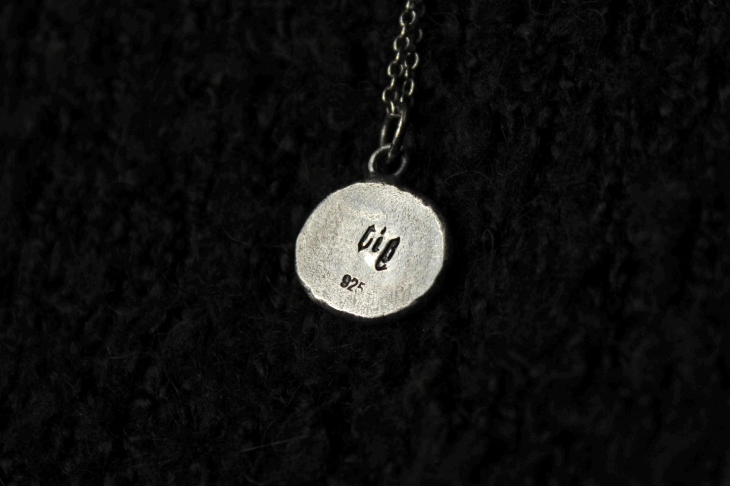 Sterling Silver Gothic Custom Year Pendant • Personalisable •