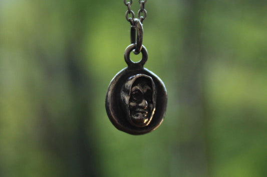 The Witch of the Wood Silver Pendant