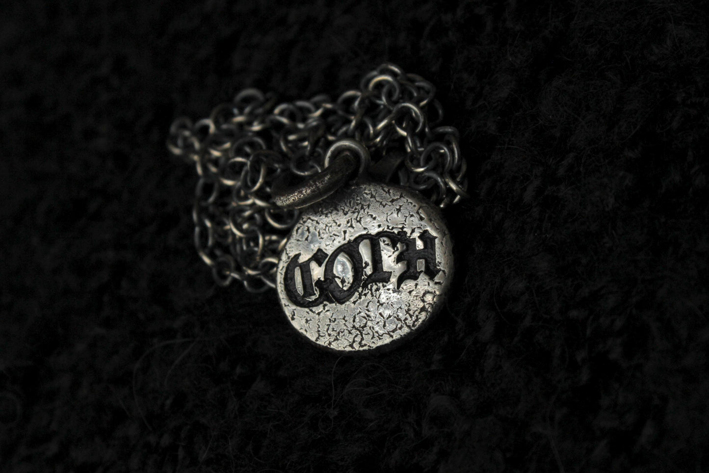 Sterling Silver GOTH Pendant