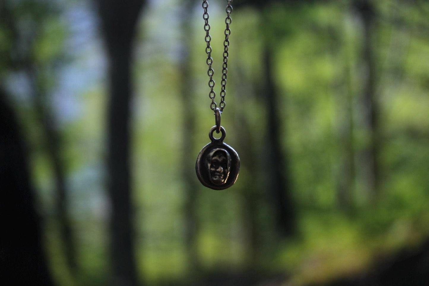The Witch of the Wood Silver Pendant