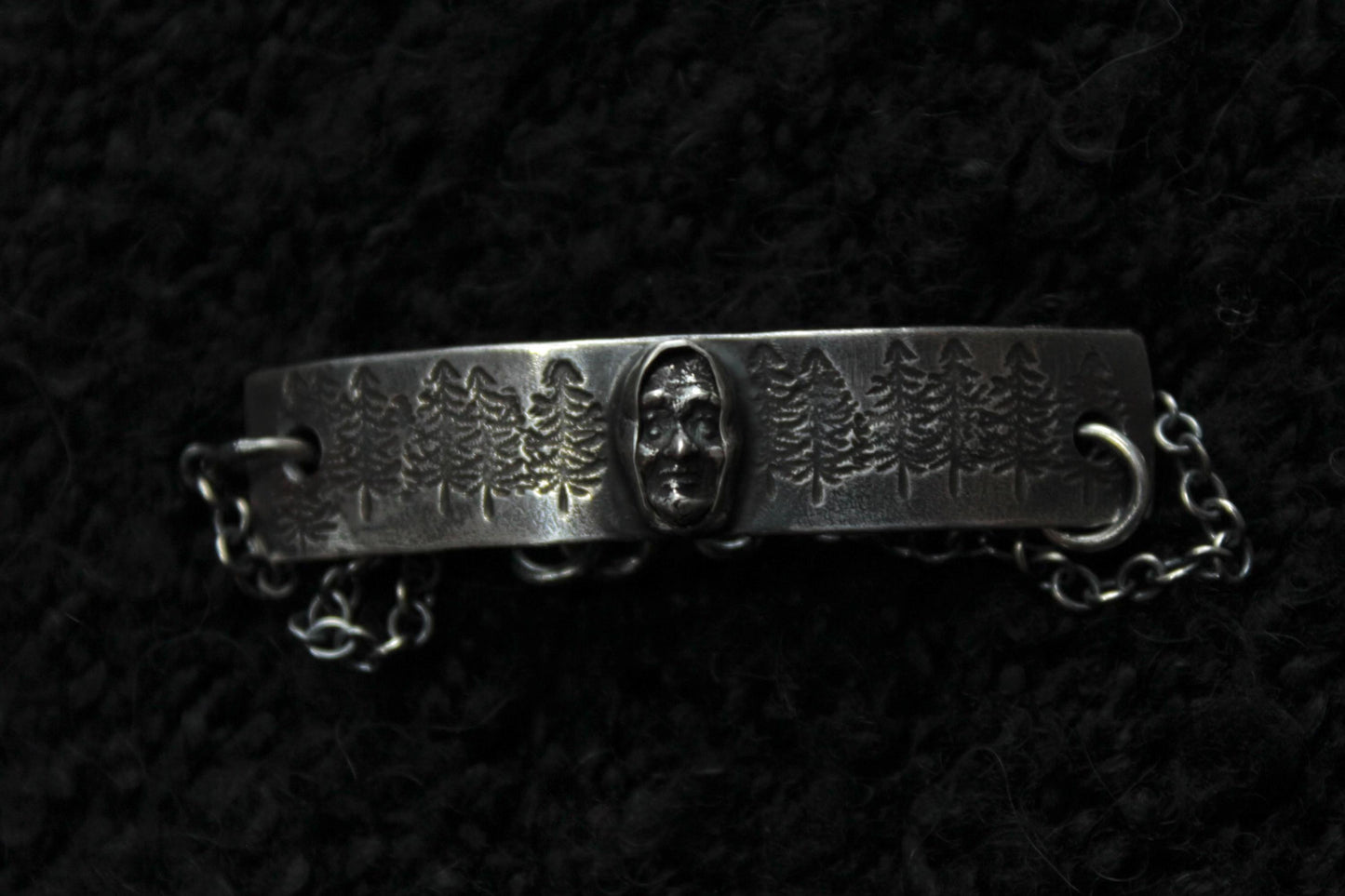 The Witch of the Wood Silver Bracelet