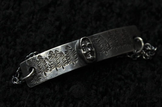 The Witch of the Wood Silver Bracelet